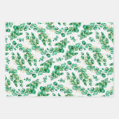 セージエレガントユーカリ ラッピングペーパーシート (正面2)