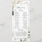 セージエレガント金ゴールド水色ユーカリ緑 プログラム (裏面)