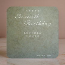 セージエレガント金ゴールドANY誕生日パーティー