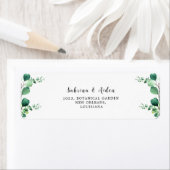 セージエレガント |エメラルドグリーンユーカリの葉 ラベル (インサイチュ)