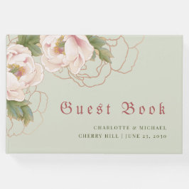 セージエレガント&赤面牡丹フローラゲストブック ゲストブック
