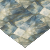 セージオリーブグリーン金ゴールド幾何学抽象芸術ナチュラル テーブルクロス (アングル)