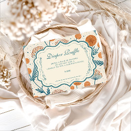 セージオレンジ ボタニカル ディッパー ラッフル エンクロージャーカード