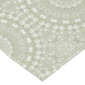 セージオンホワイトマンダラ万華鏡のように千変万化するパターンメダリオン テーブルクロス (アングル)