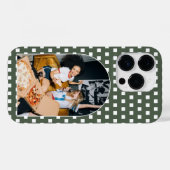 セージカスタムグリーンIphone 14 Proケース Case-Mate iPhoneケース (裏面 (横))