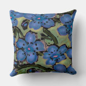 セージカントリーブルーフローラ クッション (裏面)