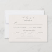 セージガーデンウェディングの出欠返信カード 招待状 (裏面)