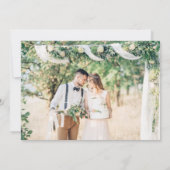 セージクラシックグリーンフランスのフローラクレスト2写真 サンキューカード (裏面)