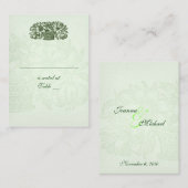 セージクラシック花籠プレイスカード プレイスカード (正面/裏面)