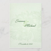 セージクラシック花籠メニュー メニュー (裏面)