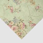 セージグフランスのリーンビクトリアンスタイルフローラの分離 薄葉紙 (詳細)