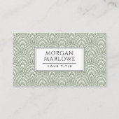 セージグモダンリーンジオメトリアーチ 名刺 (正面)