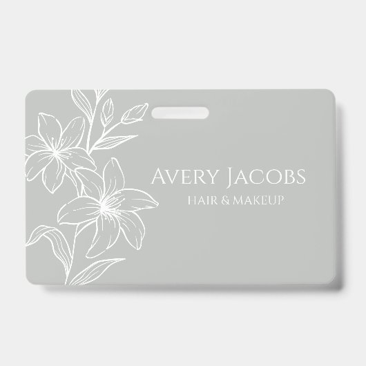 セージグユニークリーモダンンボホフローラ バッジ (表面)