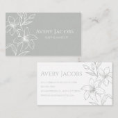 セージグユニークリーモダンンボホフローラ 名刺 (正面/裏面)