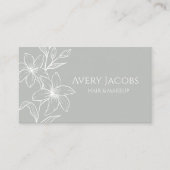 セージグユニークリーモダンンボホフローラ 名刺 (正面)