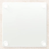 セージグラデーション緑 ガラスコースター (裏面)