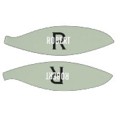 セージグリモダンングモノグラム名バスケットボール バスケットボール (パネル)