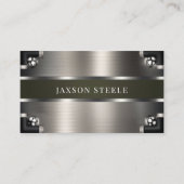 セージグリーンおよび鉄鋼工業 名刺 (正面)