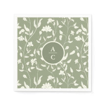 セージグリーンとクリームフローラ