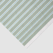 セージグリーンとターコイズストライプ 薄葉紙 (詳細)