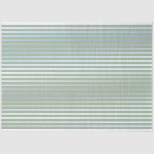 セージグリーンとターコイズストライプ 薄葉紙 (正面)