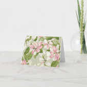 セージグリーンとピンクマグノリアス母の日 シーズンカード (正面)