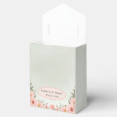 セージグリーンとピーチ フェイバーボックス (オープン)