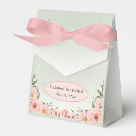 セージグリーンとピーチ フェイバーボックス