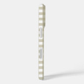 セージグリーンとホワイトのギンガムチェック柄 Case-Mate iPhoneケース (裏面 / 右)