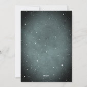 セージグリーンと赤の冬の葉のホリデーグリーティング シーズンカード (裏面)