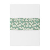 セージグリーンのガーデンチノワジアーウェディング 招待状ベリーバンド (裏面例)