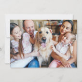 セージグリーンのシンプルなスクリプト写真 シーズンカード (裏面)