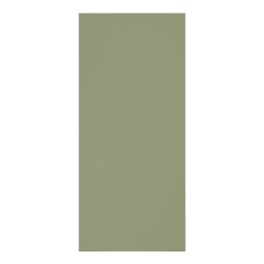 セージグリーンのパーフェクトパール ブライダルランチメニューカード ラックカード (裏面)