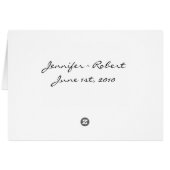 セージグリーンのブラウンのテーブル数のよくはしゃぐなモノグラム (裏面横)