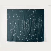 セージグリーンのユーカリの葉の写真用背景 タペストリー (正面(横))