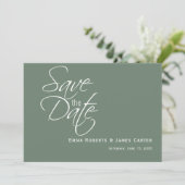 セージグリーンの山の写真 Save the Date セーブザデート (スタンド正面)