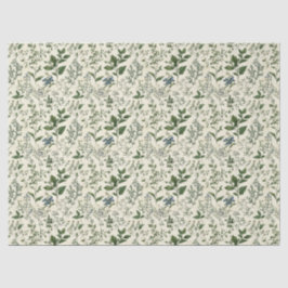 セージグリーンの植物園のようなコテージコアの誕生日プレゼント（彼・彼女）向け 薄葉紙