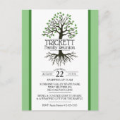 セージグリーンの系譜の家族会 インビテーションポストカード (正面)