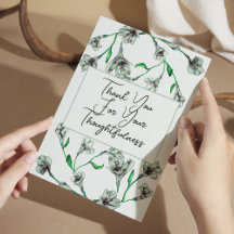 セージグリーンの花の水彩ウェディング