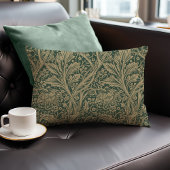 セージグリーンアルカディアウィリアムモリスホーソーン ランバークッション