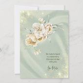 セージグリーンアンドゴールデンバラキンセエレガントーニェラ 招待状 (裏面)