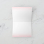 セージグリーンアンドピーチバラ サンキューカード (内部)