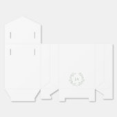 セージグリーンイニシャル結婚ズ フェイバーボックス (見開き)