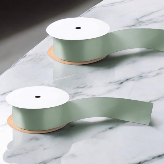 セージグリーンウェディングパーティーサテンリボン サテンリボン