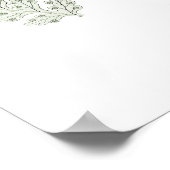 セージグリーンウォールアートファーンプリントno. 11ホームデコール ポスター (角)