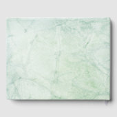 セージグリーンエレガントウェディングゲストブック ゲストブック (裏面)