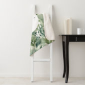 セージグリーンエレガントフローラ シェルパブランケット (インサイチュ)