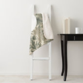 セージグリーンエレガントフローラ シェルパブランケット (インサイチュ)