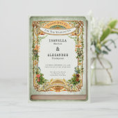 セージグリーンエンチャントメントライブラリストーリーブックガーデン 招待状 (スタンド正面)