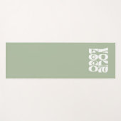 セージグリーンカスタムロゴプロモーション事業 ヨガマット (正面(横))